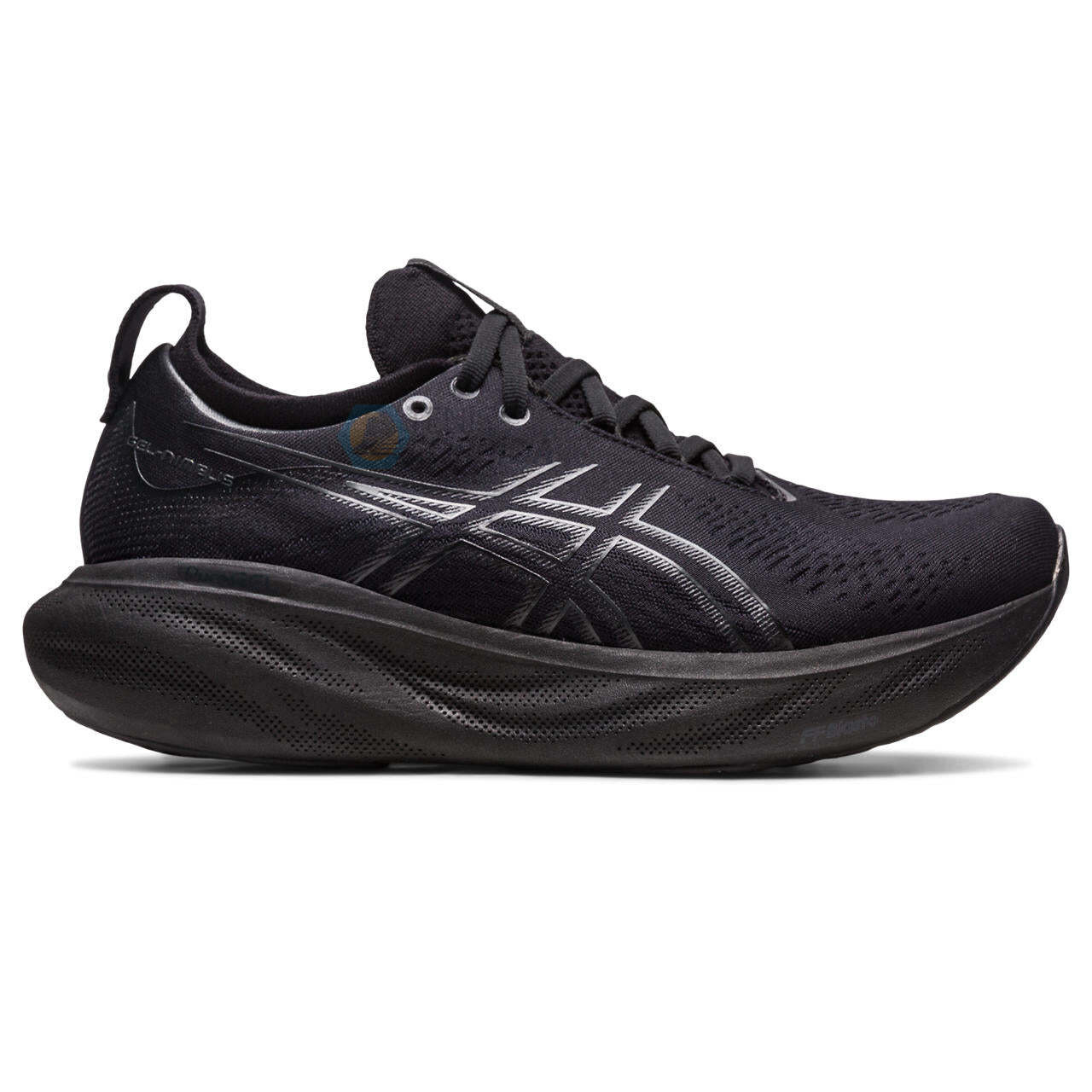 Tênis Asics Gel Nimbus 25 - Feminino - Preto All Black  