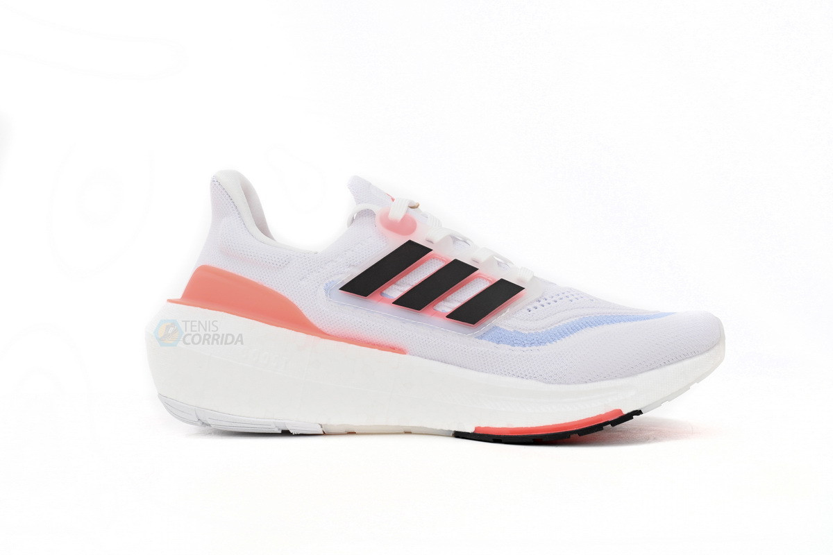 Tênis Adidas UltraBoost 23 LIGHT - Masculino - Branco Azul e Laranja