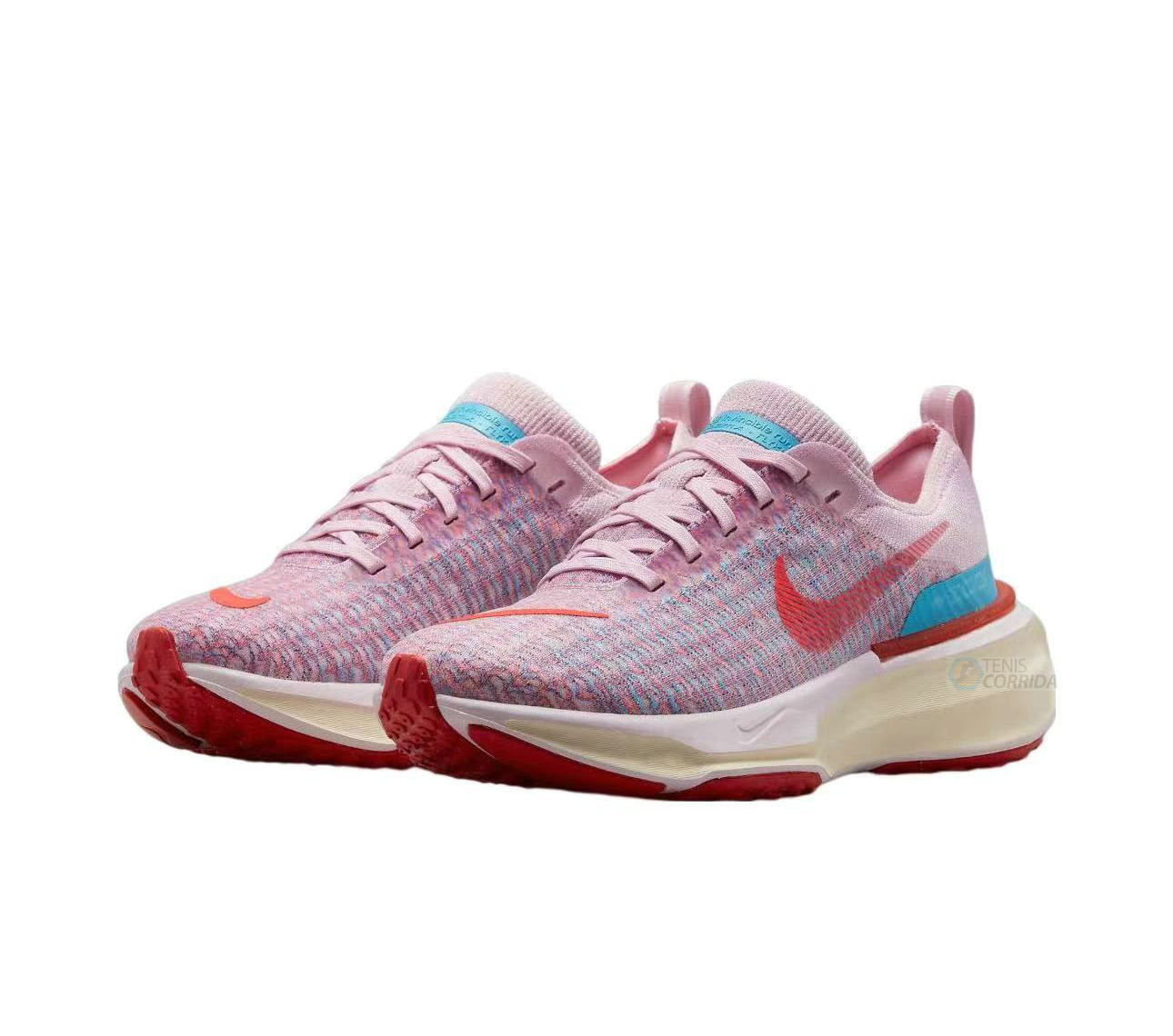 Tênis Nike Zoomx Invincible Run Flyknit 3 - Feminino - Fucsia Rosa