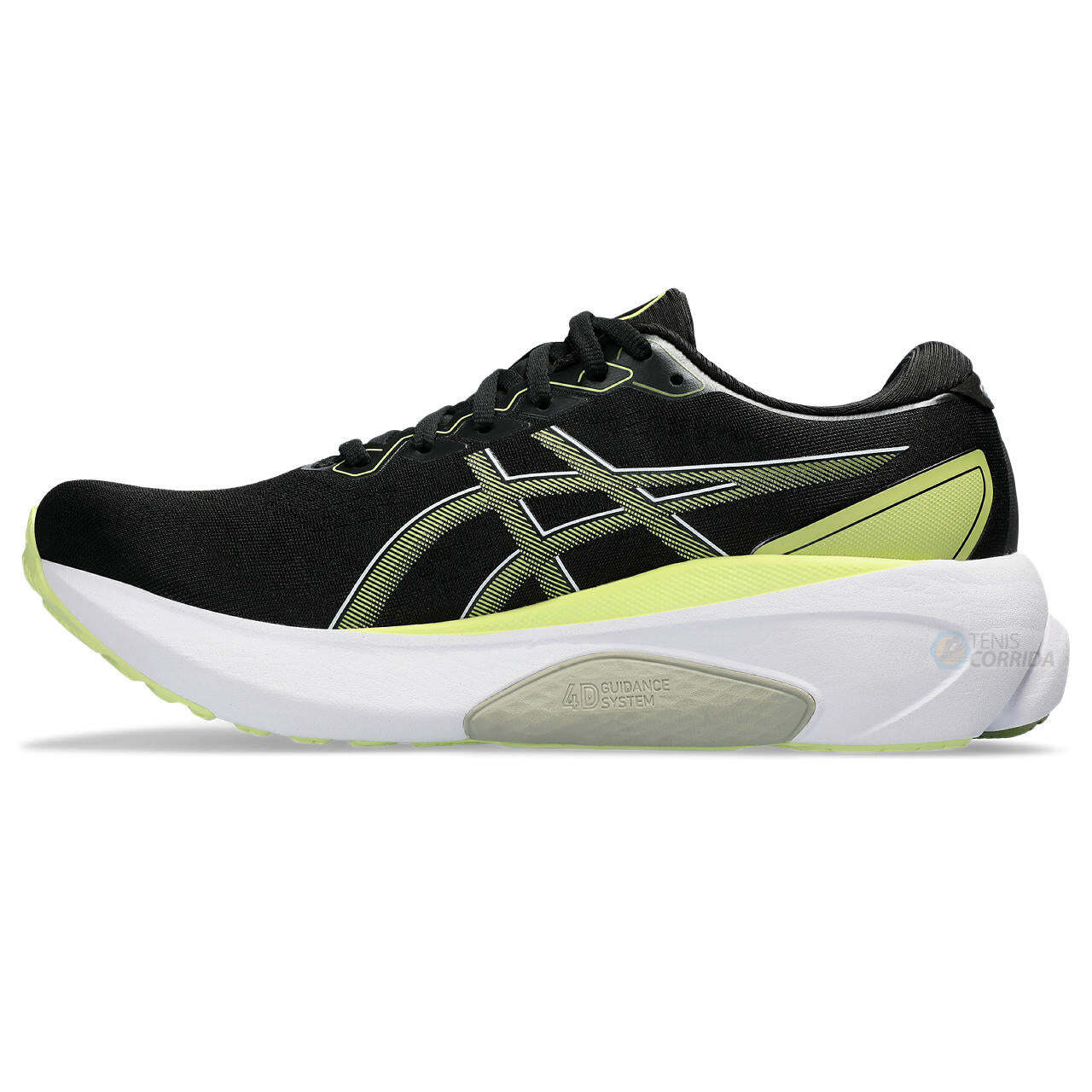 Tênis Asics Gel Kayano 30 - Preto Verde - Masculino