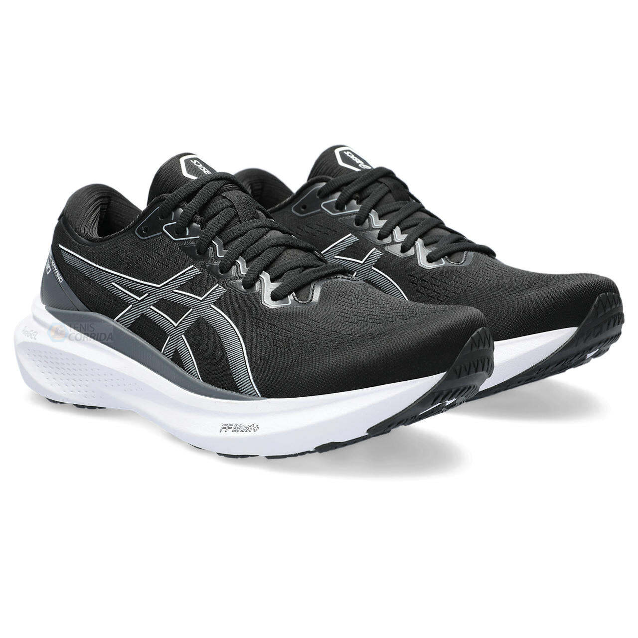 Tênis Asics Gel Kayano 30 - Preto e Branco - Masculino