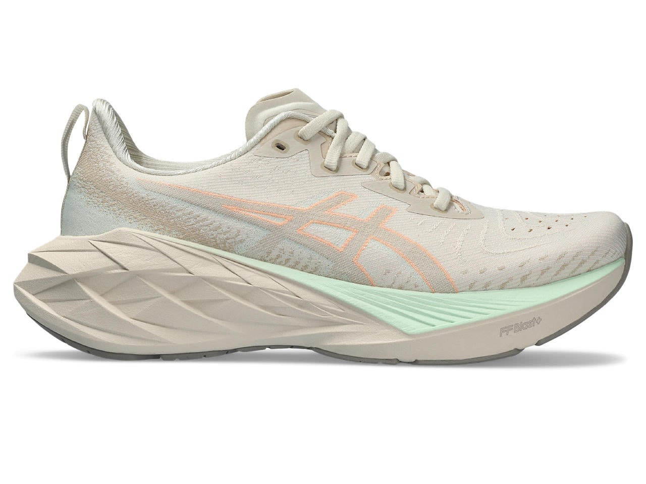 Tênis Asics Novablast 4 - Bege e Cinza - Masculino 