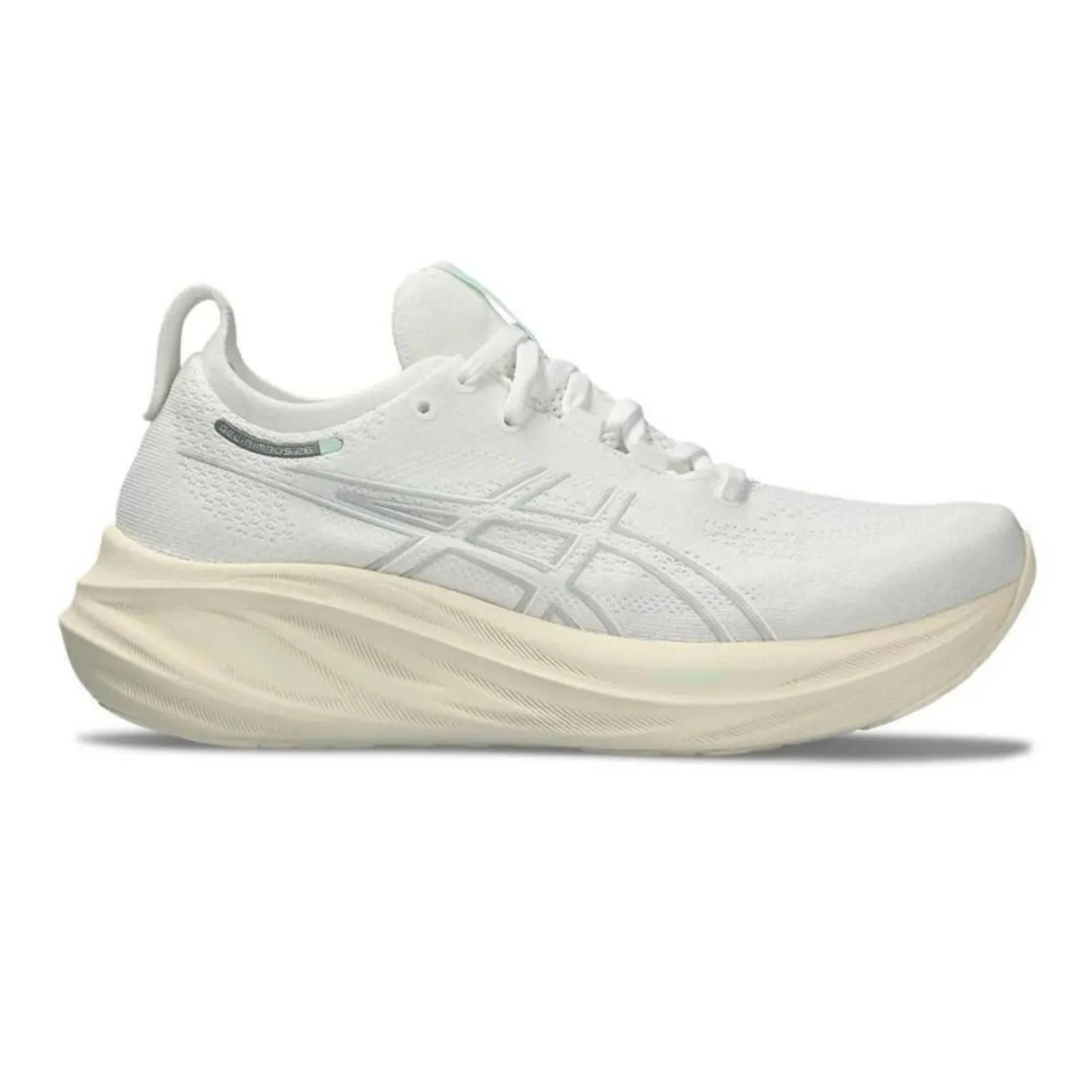 Tênis Asics Gel Nimbus 26 - Branco All White - Feminino 
