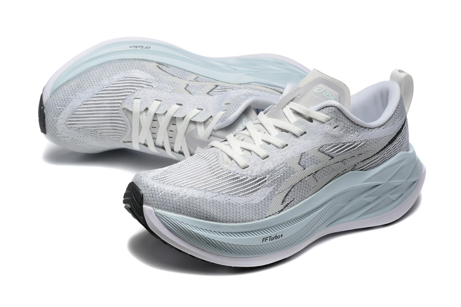 Tênis Asics Superblast 2 - Feminino - Cinza e Azul Claro 