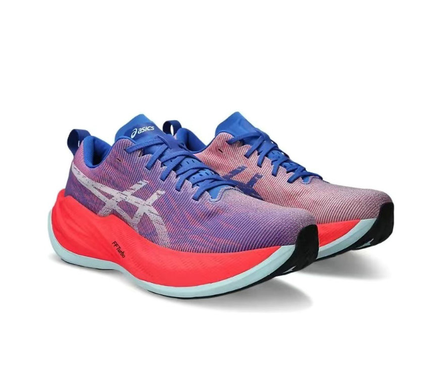 Tênis Asics SuperBlast - Roxo e Vermelho - Masculino - TAM 38