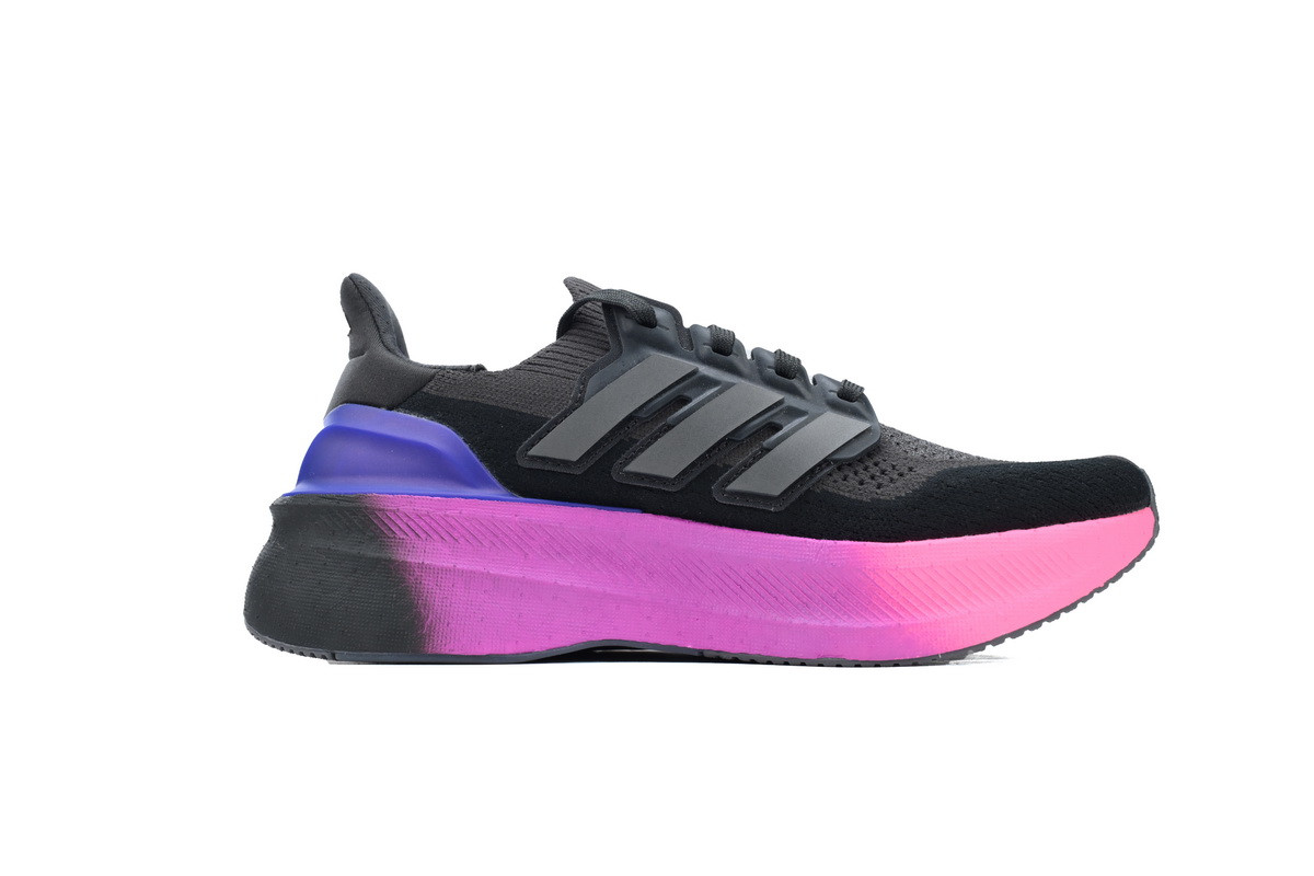 Tênis Adidas Ultraboost 5 - Feminino - Preto Rosa e Azul